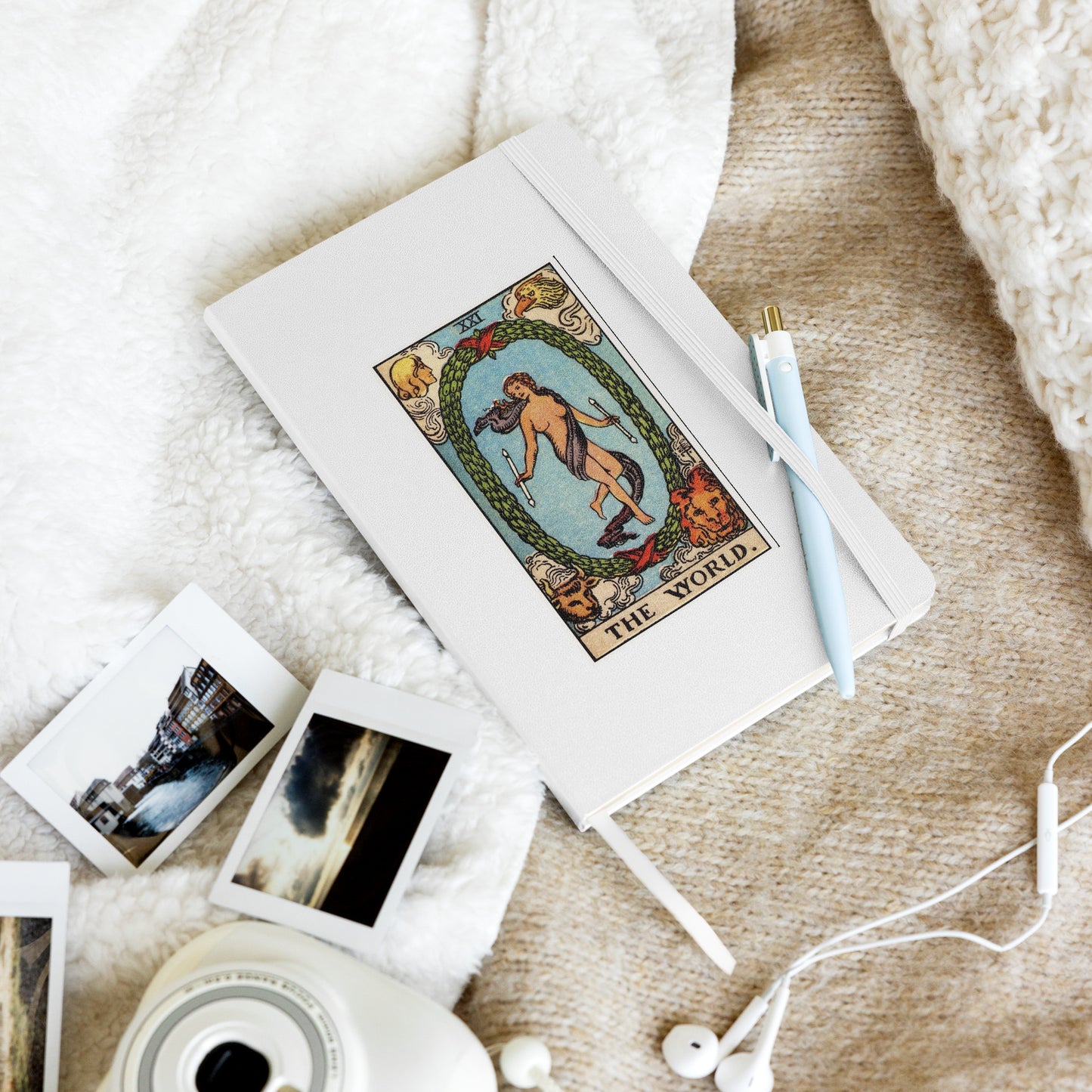 "The World Card" Hardcover manifestation notebook