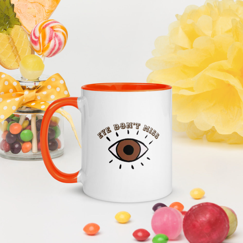 Eye Don't Miss Mug with Color Inside