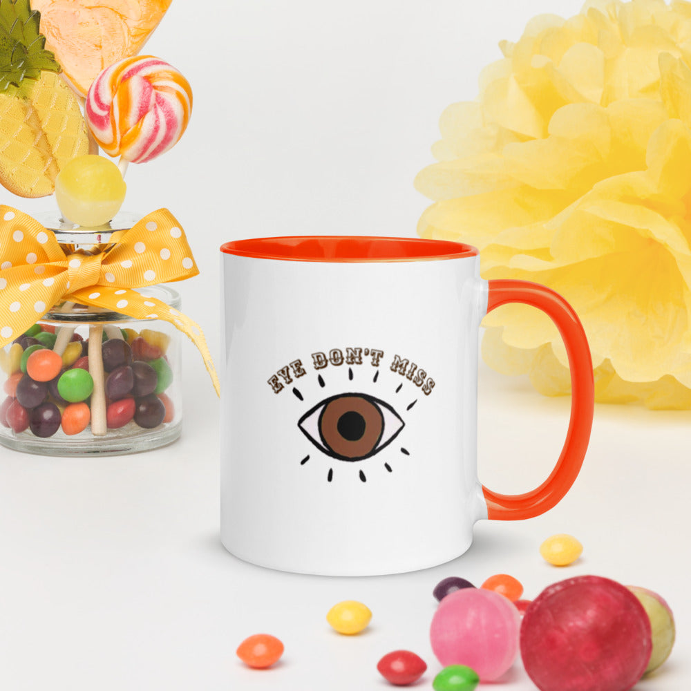 Eye Don't Miss Mug with Color Inside