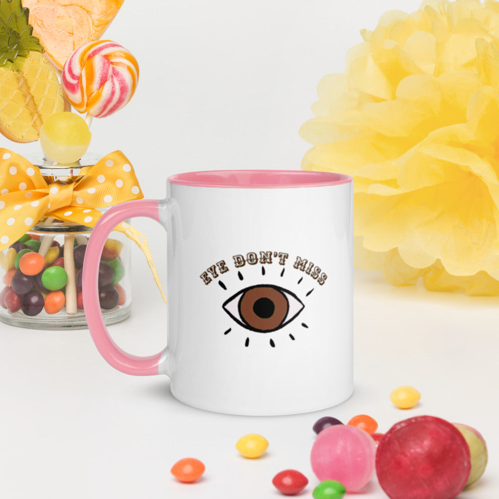 Eye Don't Miss Mug with Color Inside