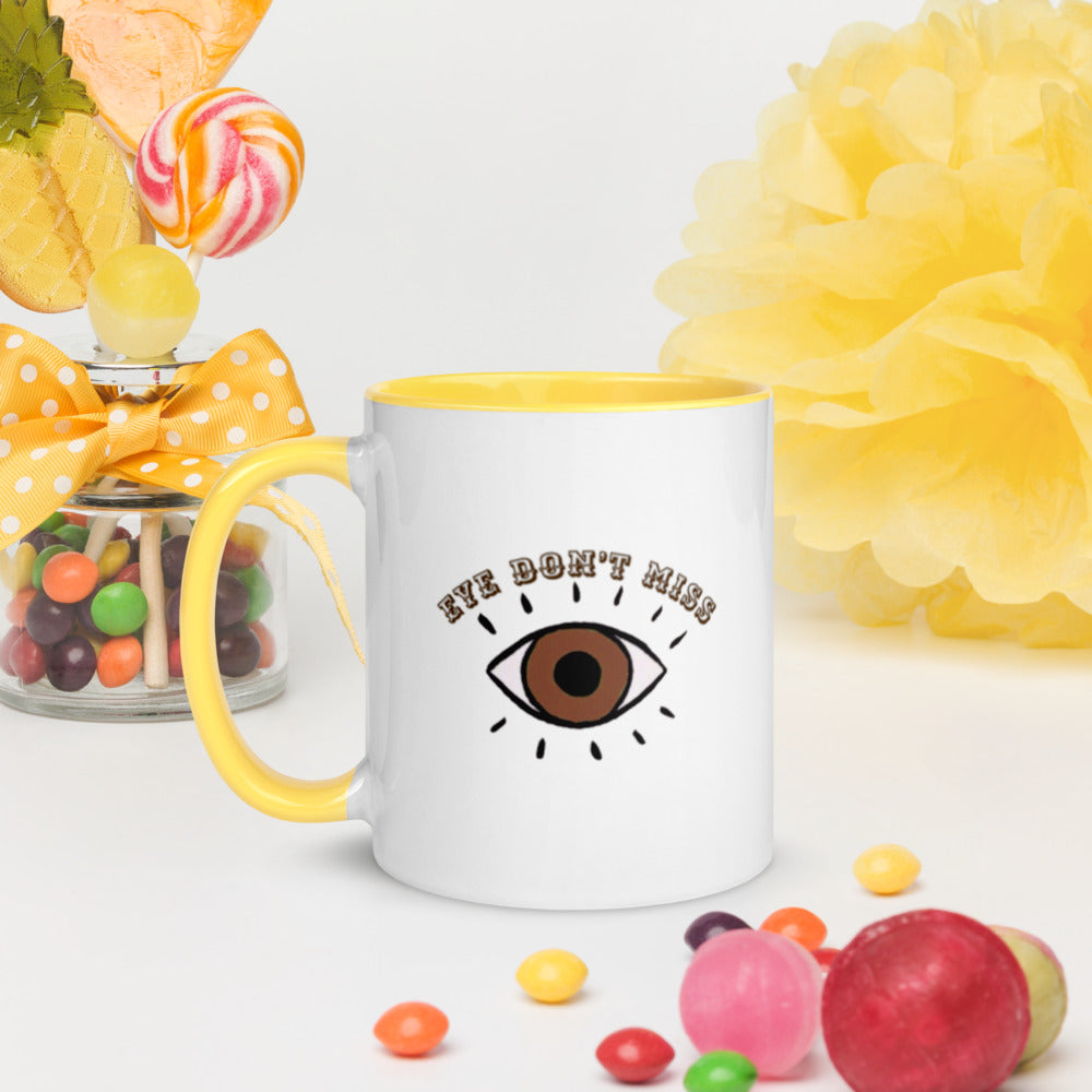 Eye Don't Miss Mug with Color Inside